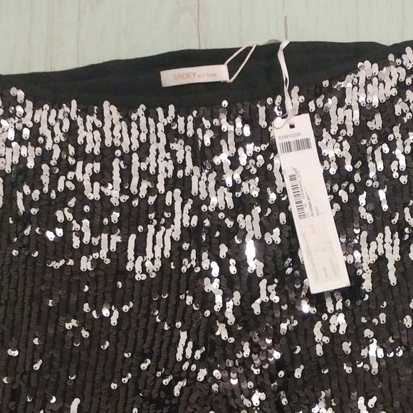 Sadey With Love Black Sequin Pants - Size 5 NWT - Picture 7 of 10